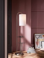 Lampada da terra con mensola