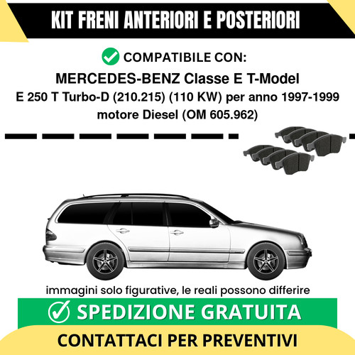 Pastiglie freno ant post - pastiglie,