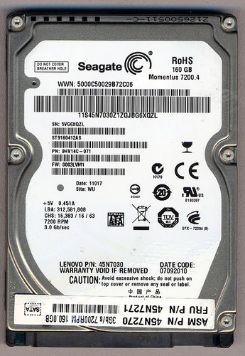 Hard disk sata - disk, 160
