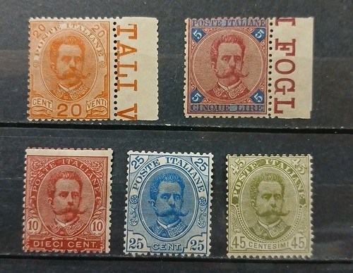 1891 1896 regno francobolli - 1891,