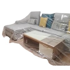 Clear Waterproof & Dustproof Sofa Storage Covers,Plastic Furniture Bed Couch ...