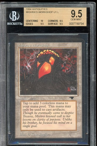 Gem mint bgs antichità - gem, 9.5