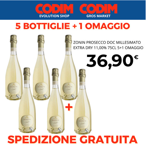 Bottiglie zonin prosecco doc - bottiglie,