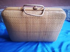 borsetta vintage in midollino anni '70