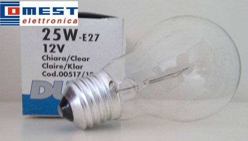 Lampadina incandescenza 12v - lampadina,