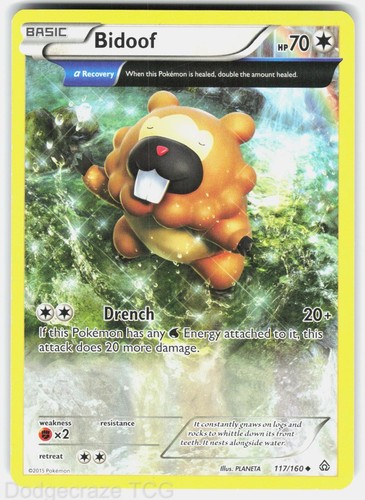 Bidoof 117 160 - uncommon, primal