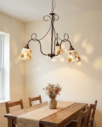 Lampadario luci ferro - lampadario, a