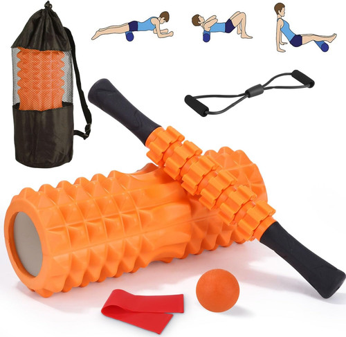 Naranja set foam roller 5 - naranja,