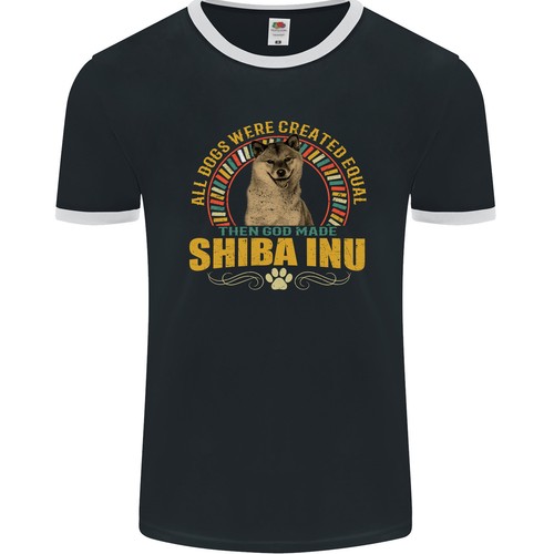 Maglietta ringer uomo shiba - ringer, da