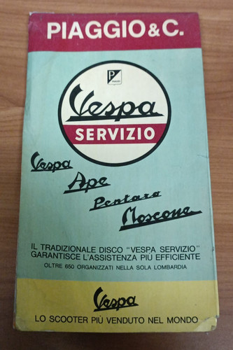 Vespa servizio vintage anni - , 60