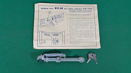Fiat 850 antifurto per cofano - 850,