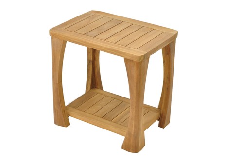 Sedile doccia athena legno - in,