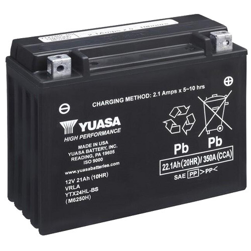 Batteria moto yuasa ytx24hl - batteria,