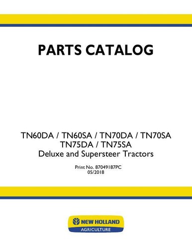 Catalogo ricambi new holland - catalogo,