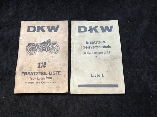 Lista ricambi originale - , dkw