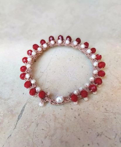 Bracciale uncinetto filo - bracciale,