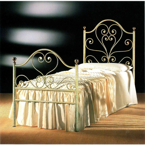 Letto singolo ferro battuto - letto,