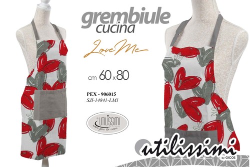 Grembiule pettorina cucina