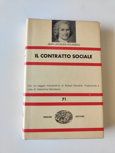 Rousseau il contratto - ,