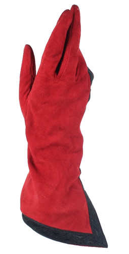 Guanti moschino vintage rosso - guanti,