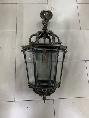 Lanterna lampadario ottone - lanterna,