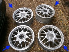 AUDI TT 18" BBS RS2 CERCHI IN LEGA ORIGINALI CERCHI IN LEGA TAPPO CENTRALE OEM MK1