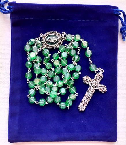 Rosary emerald crystal - ,