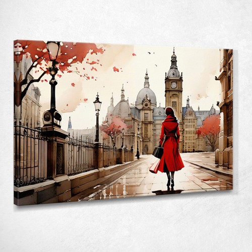 Quadro moderno città astratto - quadro,