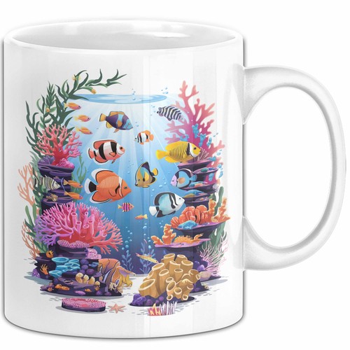 Tazza appassionata acquario