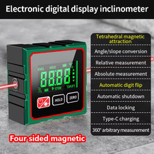 Misuratore Laser Elettronico Angolare Digitale Magnetico Con Goniometro Inclinom