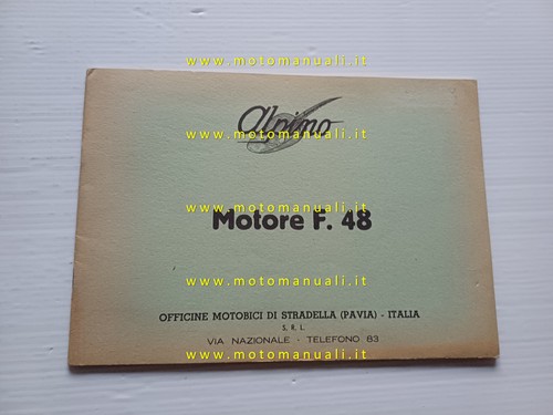 Alpino motore 48 motocarro - motore, f.