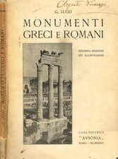 Monumenti greci e romani. . G.Lugli. 1934. IIED.