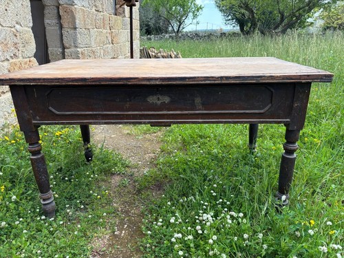Tavolo madia antico salentino