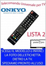 TELECOMANDO UNIVERSALE per HI-FI DVD BD ONKYO SCEGLI MODELLO LISTA 2