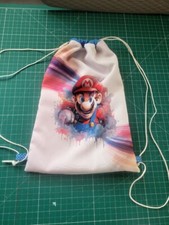 SACCA ZAINO  PORTASCARPE  PALESTRA SCUOLA ASILO BAMBINI super mario 