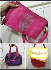 Lotto stock borsa tracolla borsetta donna vari modelli x 2