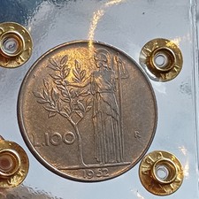 Moneta 100 Lire Minerva  1962