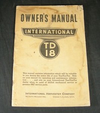 International TD18 Trattore