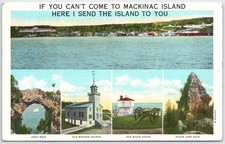 Cartolina d'epoca Mackinac
