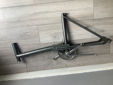Rara bici pieghevole compatta grigia 1966 rsw16 + pedivella + cavalletto da restaurare progetto