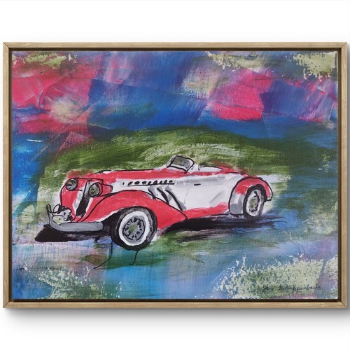 Auto sportiva espressionista