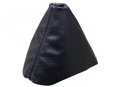 FORD KUGA Modello 2008 - 2012 Cuffia Leva Cambio 100% Pelle - Cuciture Blu