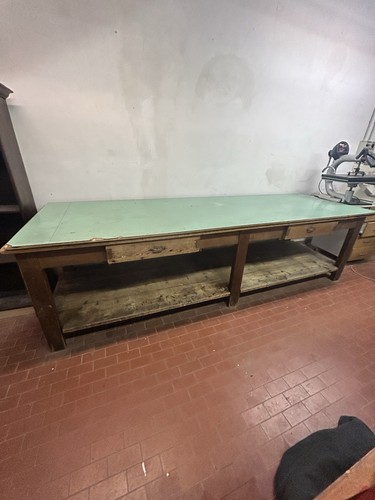 Bancone grande legno vintage - grande,