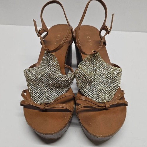 Sandali con zeppa lola cruz - con,
