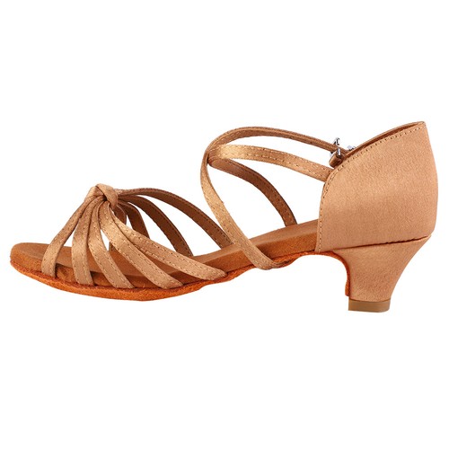 Scarpe latine marrone chiaro
