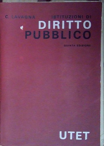 Lavagna istituzioni di - c.,