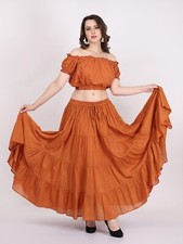 Gonna lunga in rame da donna