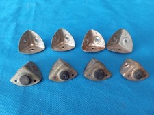 RICAMBI per GRAMMOFONO Meccanico x8 PARASPIGOLI d'epoca VINTAGE ORIGINALI Usati