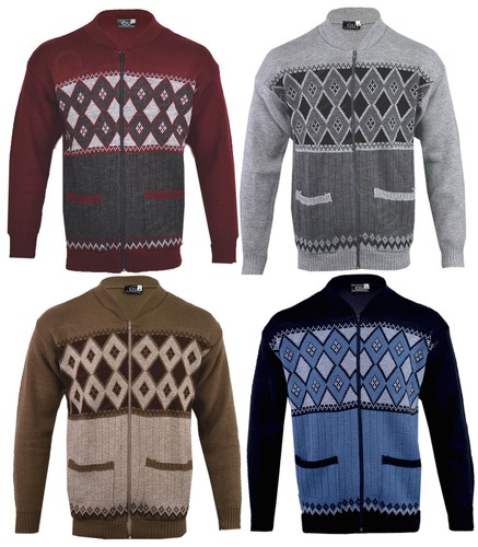 Cardigan uomo classico full