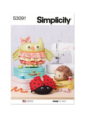 Simplicity 3091 peluche - 3091,